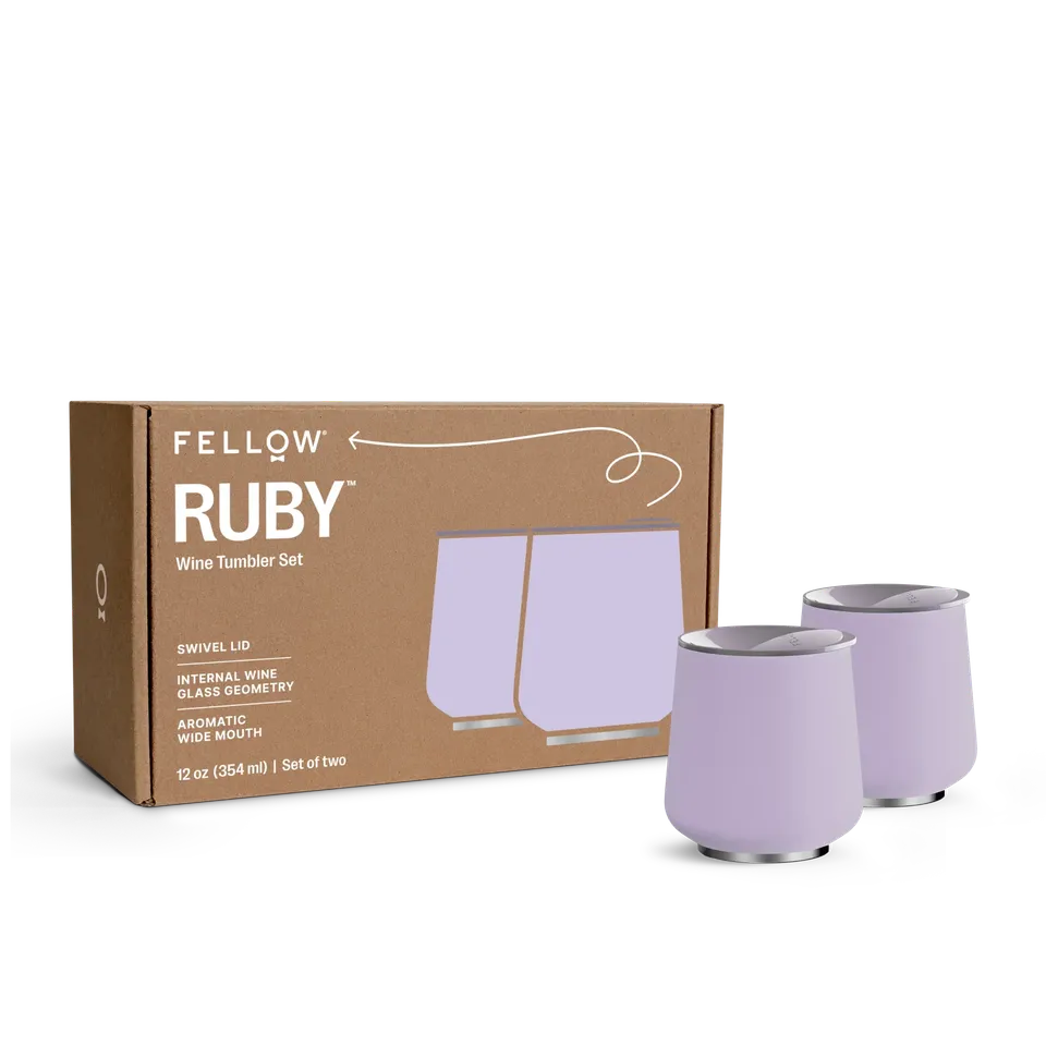 fellow-carter-ruby-weintumbler-edelstahlbecher-12-oz-2er-set image 1