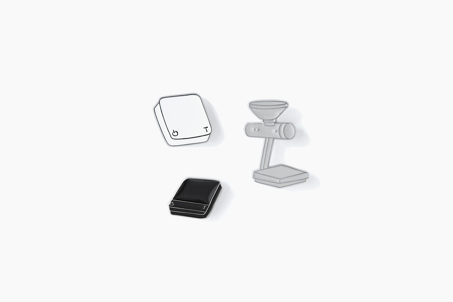 acaia-pin-set-emaille-pins-lunar-pearl-orion image 1