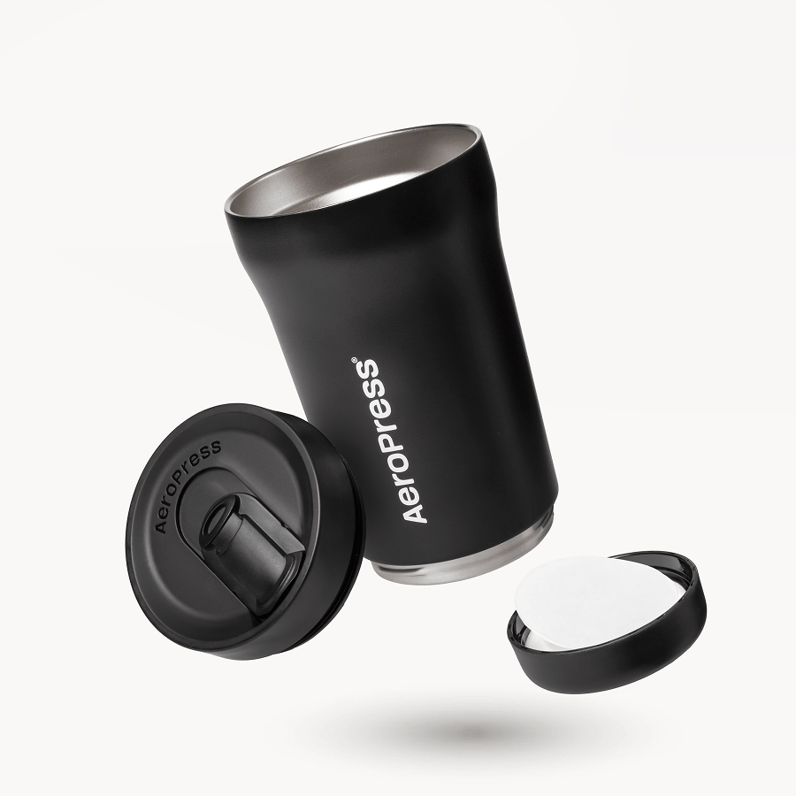 aeropress-travel-tumbler-thermobecher-edelstahl-schwarz image 1