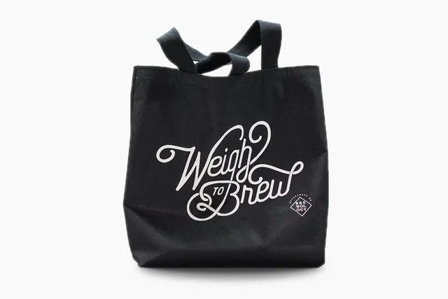 acaia-merch-weigh-to-brew-tote-bag-stofftasche image 1