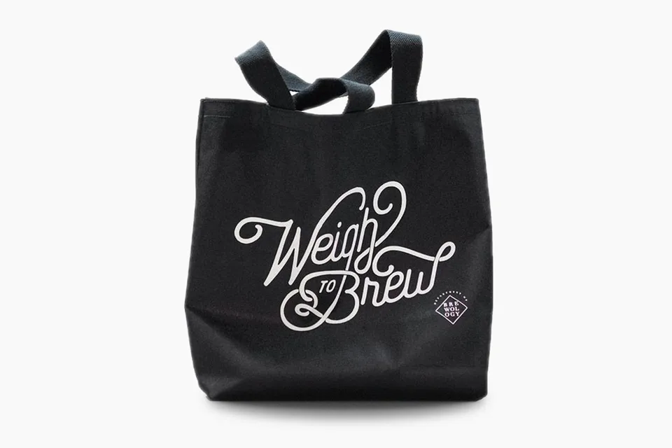 acaia-merch-weigh-to-brew-tote-bag-stofftasche image 1