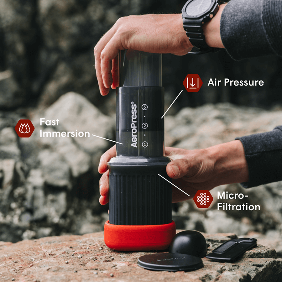 aeropress-bundles-go-reise-kaffeebereiter-set-edelstahlfilter image 2