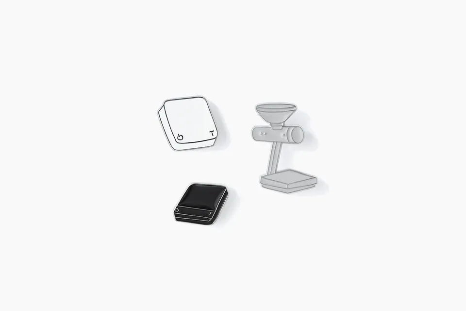 acaia-pin-set-emaille-pins-lunar-pearl-orion image 1
