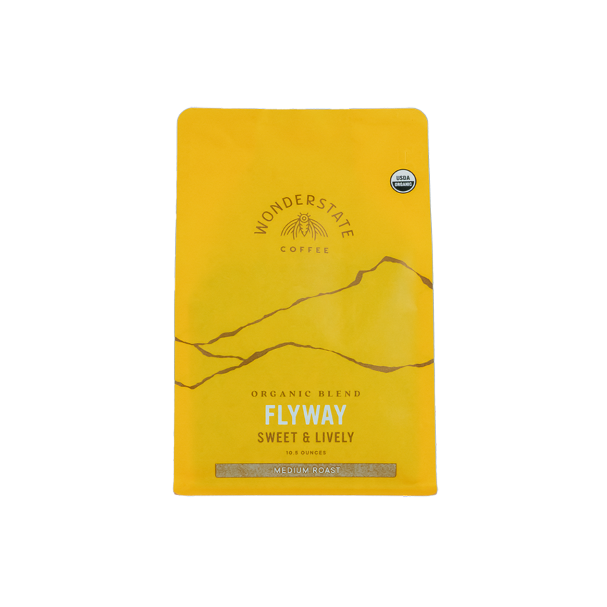 aeropress-coffee-organic-flyway-kaffee-ganze-bohne-297-g-bio image 1