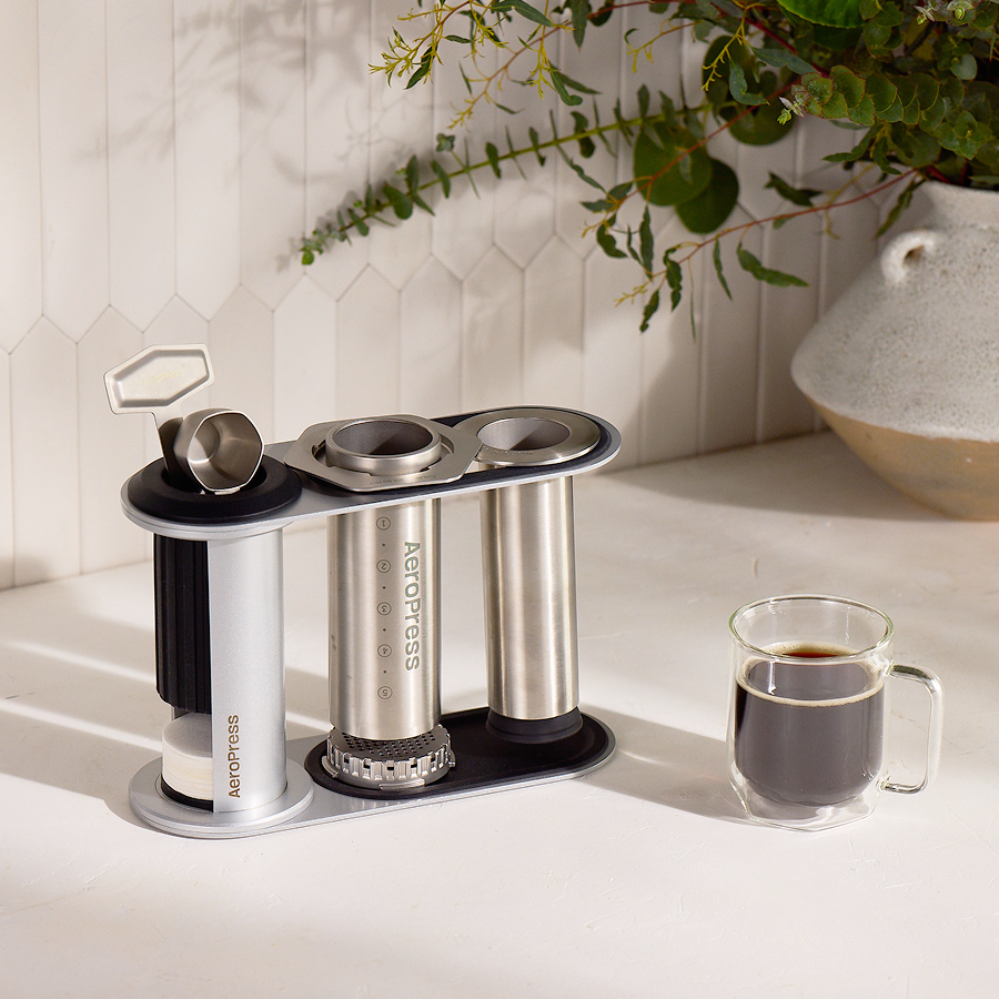aeropress-bundles-coffee-station-kaffeebereiter-edelstahl-silber image 7