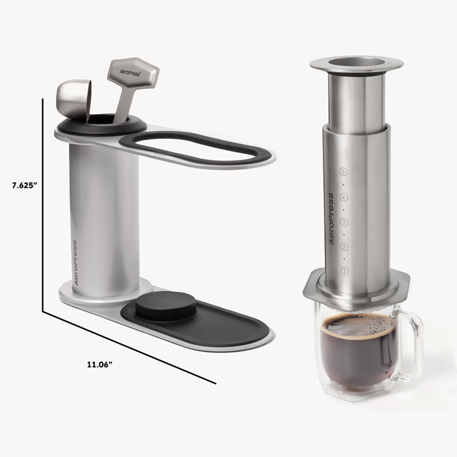 aeropress-bundles-coffee-station-kaffeebereiter-edelstahl-silber image 8