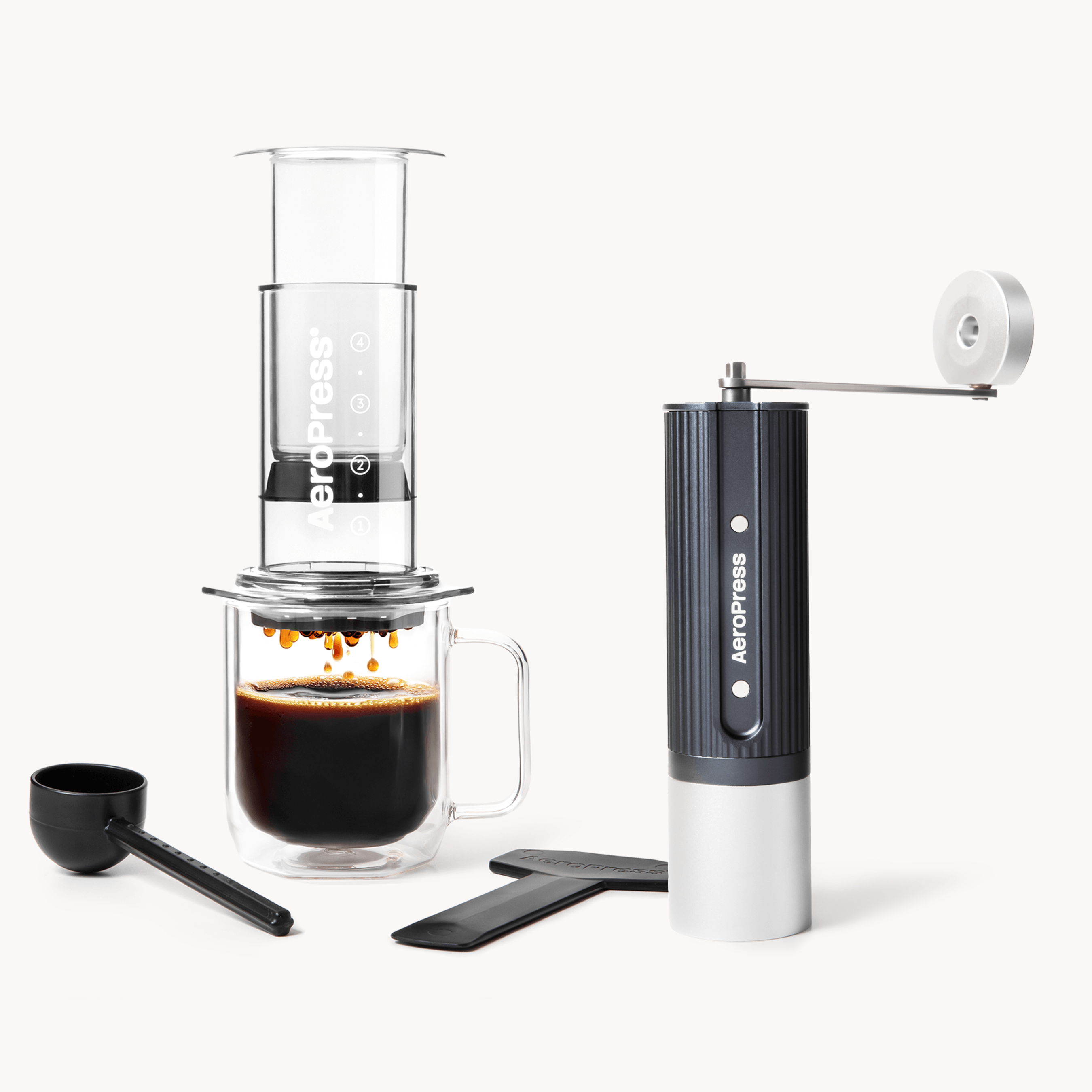 aeropress-barista-bundle-kaffeebereiter-clear-edelstahlfilter-set image 1