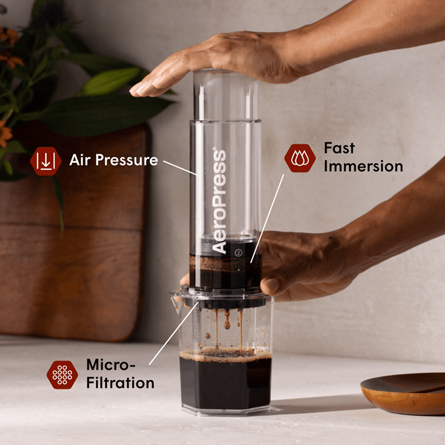 aeropress-clear-xl-kaffeepresse-xl-mit-karaffe image 2