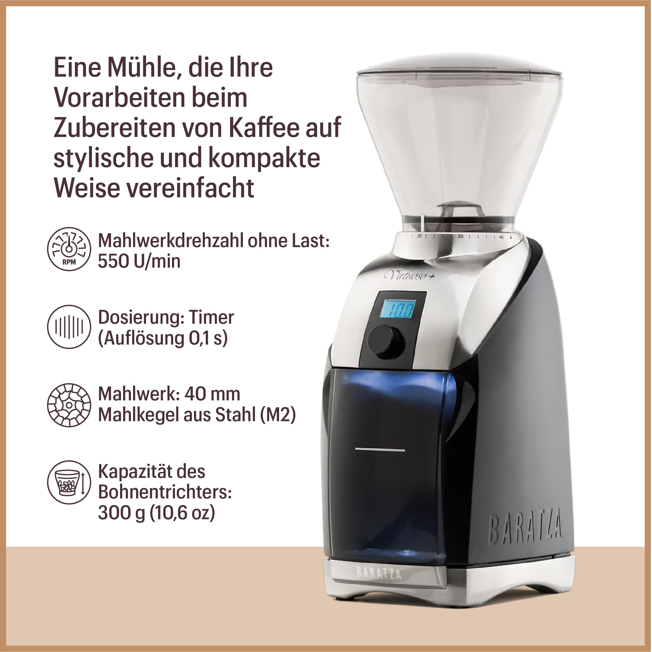 baratza-virtuoso-kaffeem-hle-schwarz-kegelmahlwerk-mit-timer image 2