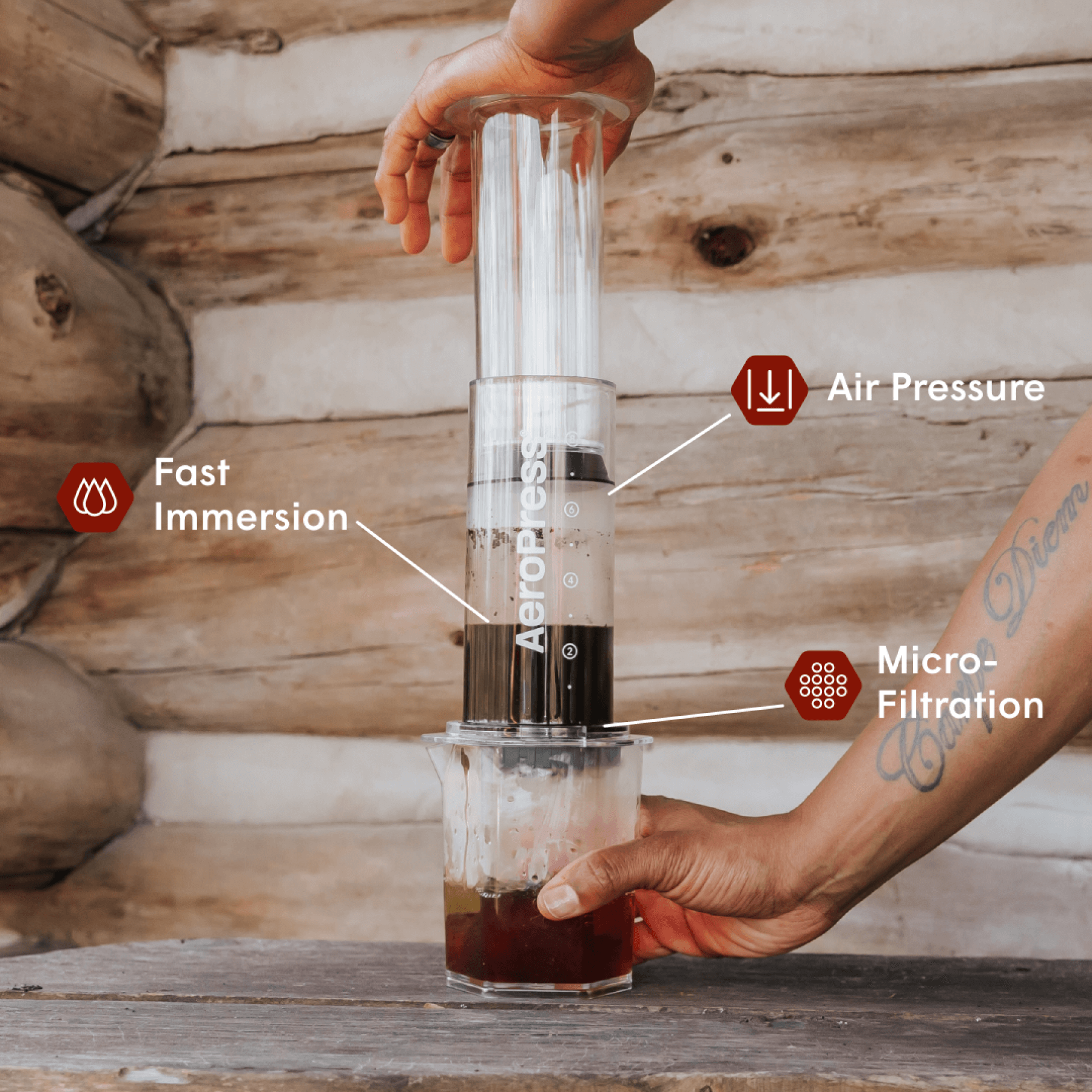 aeropress-clear-xl-traveler-bundle-kaffeemaschine-filter-set image 2