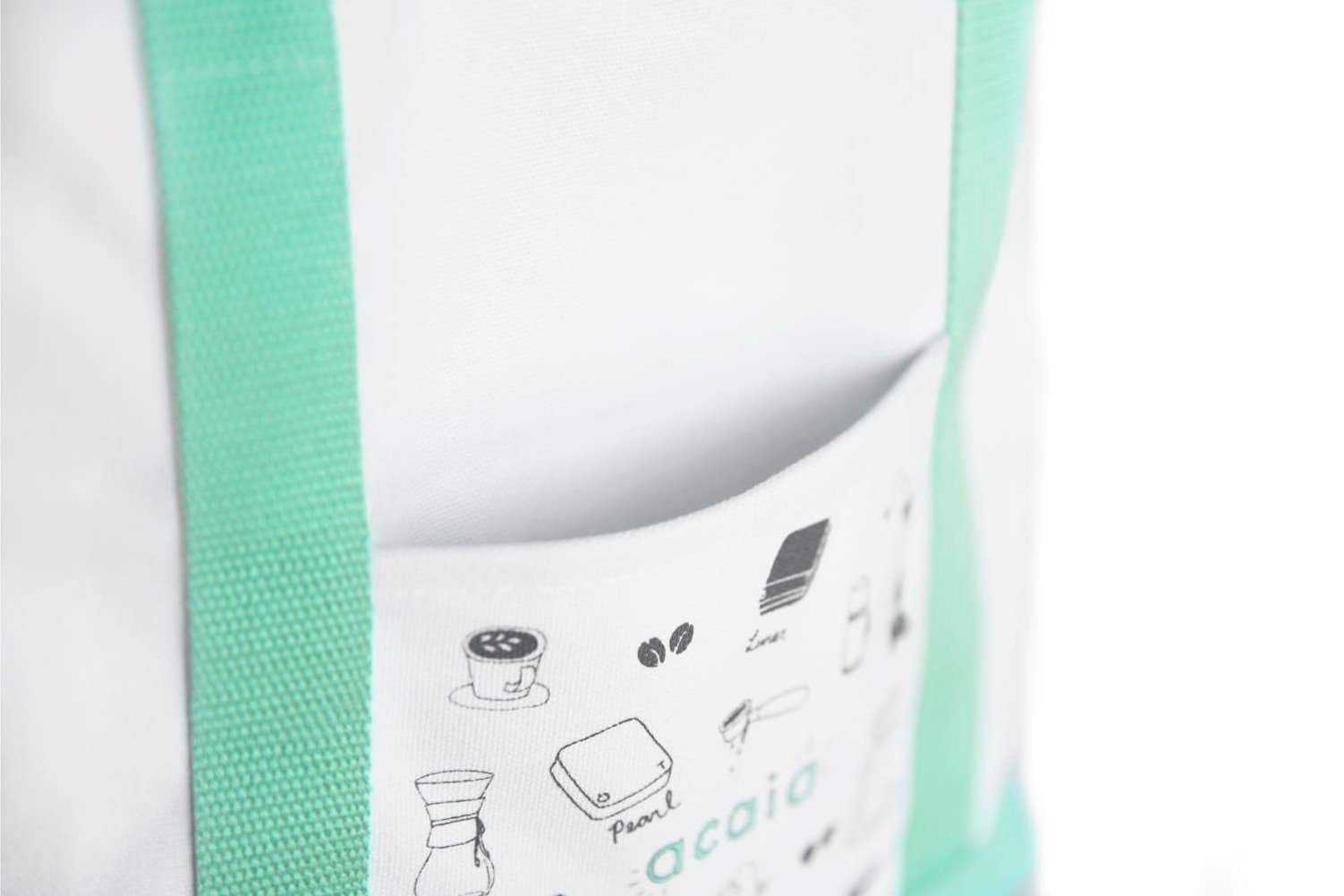 acaia-merch-tote-bag-stofftasche-aqua-canvas image 2